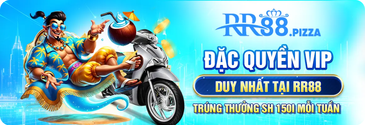dac quyen vip duy nhat tai rr88 trung thuong sh150i moi tuan